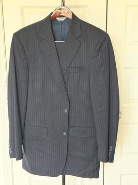 Joseph & Feiss Navy Pinstripe Suit